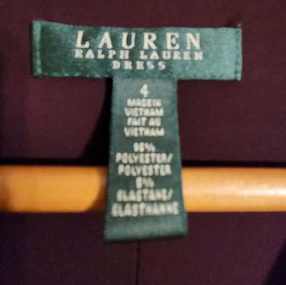 Ralph Lauren Purple Wrap Dress - Picture 6 of 6